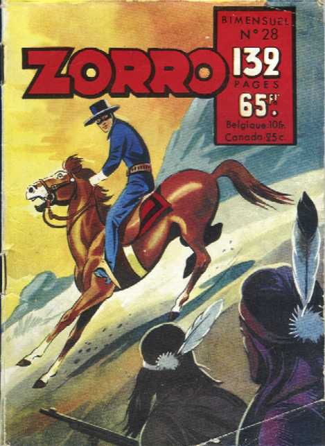 Scan de la Couverture Zorro n 28